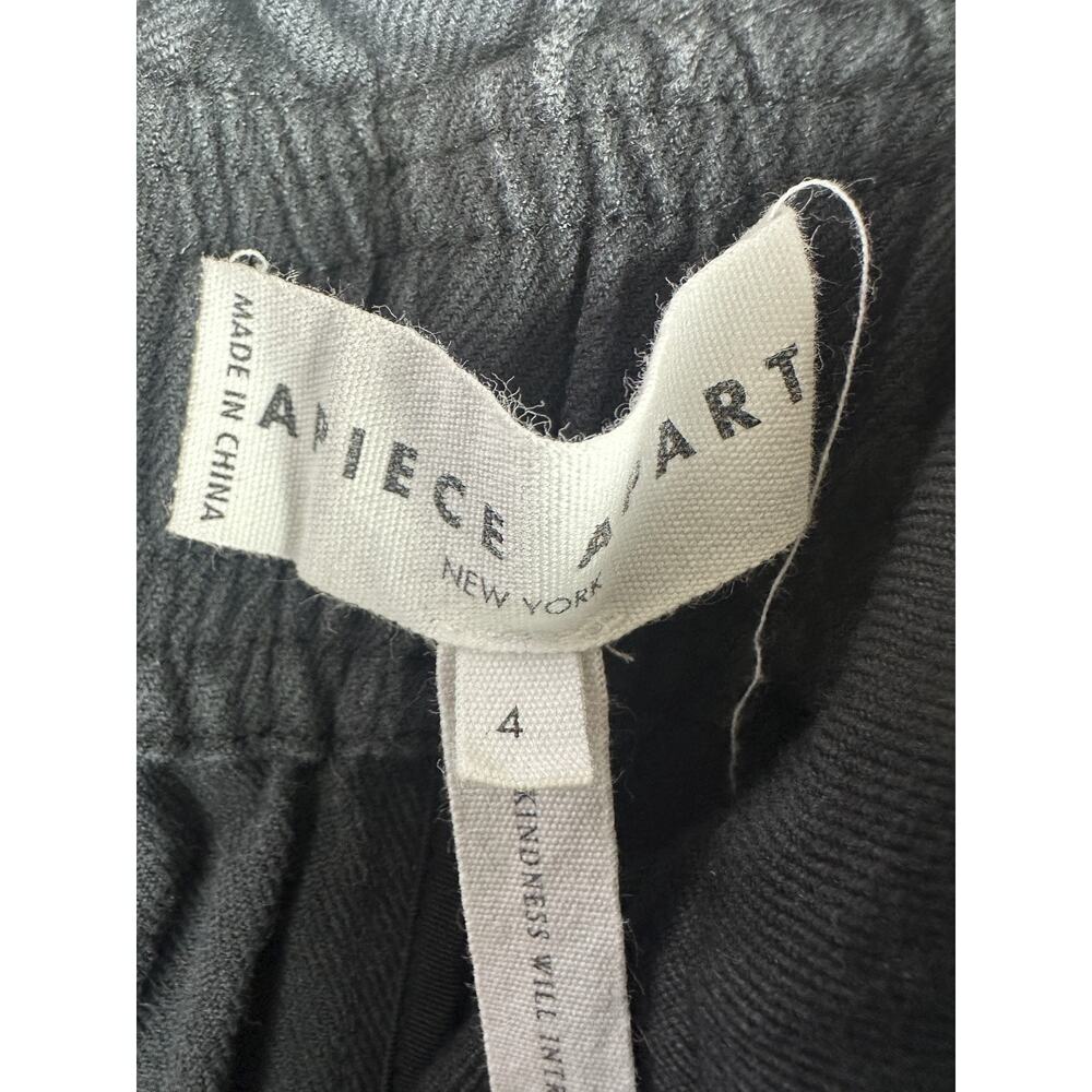 Apiece Apart Isa Wrap Pant Linen Cotton Blend Tie Waist Relaxed Trouser Size 4 - Picture 7 of 16